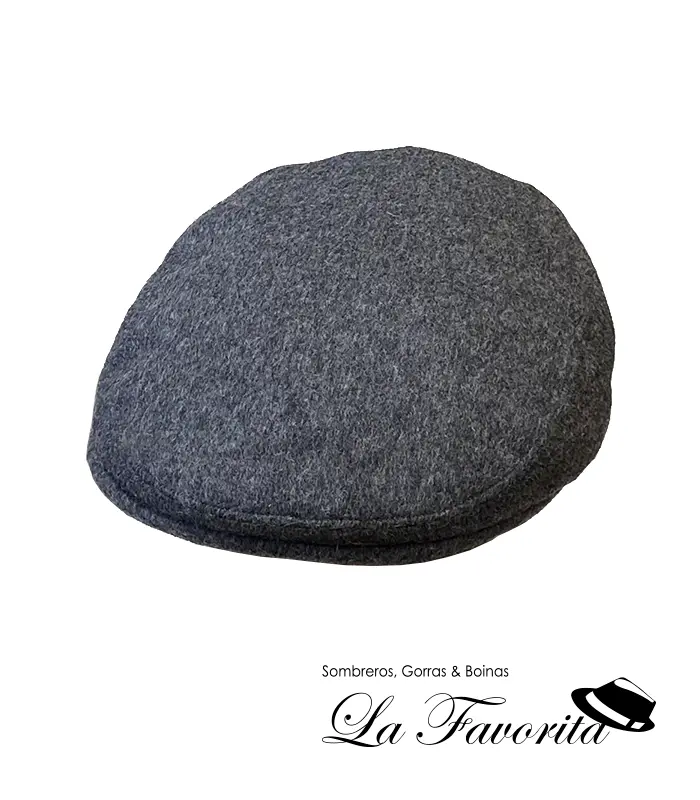 Gorra lana lisa gris claro - Beirets