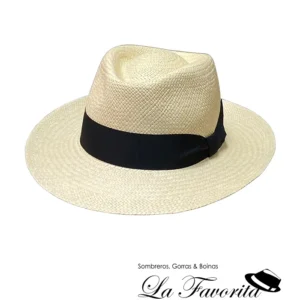 Sombrero Panamá ala ancha copa baja natural - Miralles