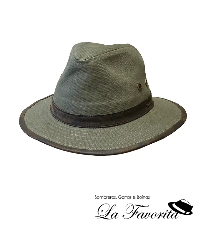 Sombrero verano algodón Warwick verde - Hatland