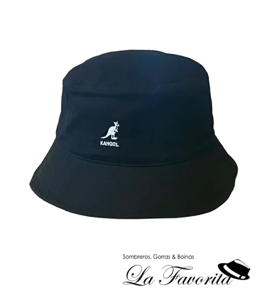 Gorro verano algodón Washed Bucket azul oscuro - Kangol