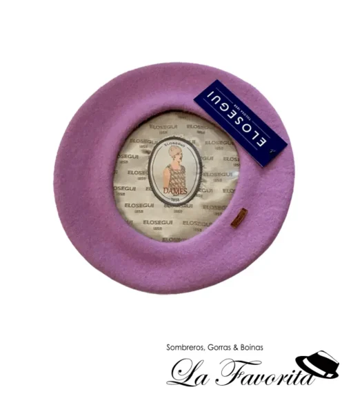 Boina niño DAME 11 pulgadas rosa violeta - Elósegui