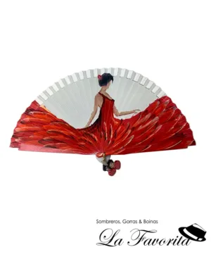 Abanico madera flamenca pequeña 24 54134 - Aire Distinto