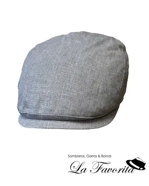 Gorra verano lino Cisneros gris - Verra