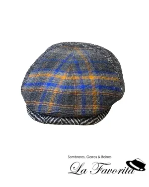 Gorra 6 paneles pico pato lana Patchwork Like 42056 - Alfonso D'Este