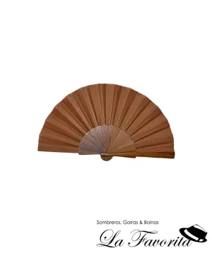 Abanico bolso liso 54253 marrón - Aire Distinto