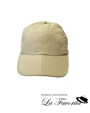 Gorra verano deportiva visera partida UPF40 115415-0009 camel - Hat Club