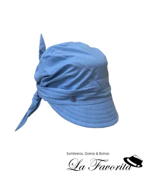 Gorra verano lazo algodón FCOU157LP azul claro - Loevenich