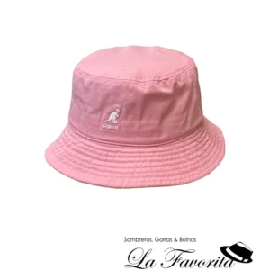 Gorro verano algodón Washed bucket rosa palo - Kangol