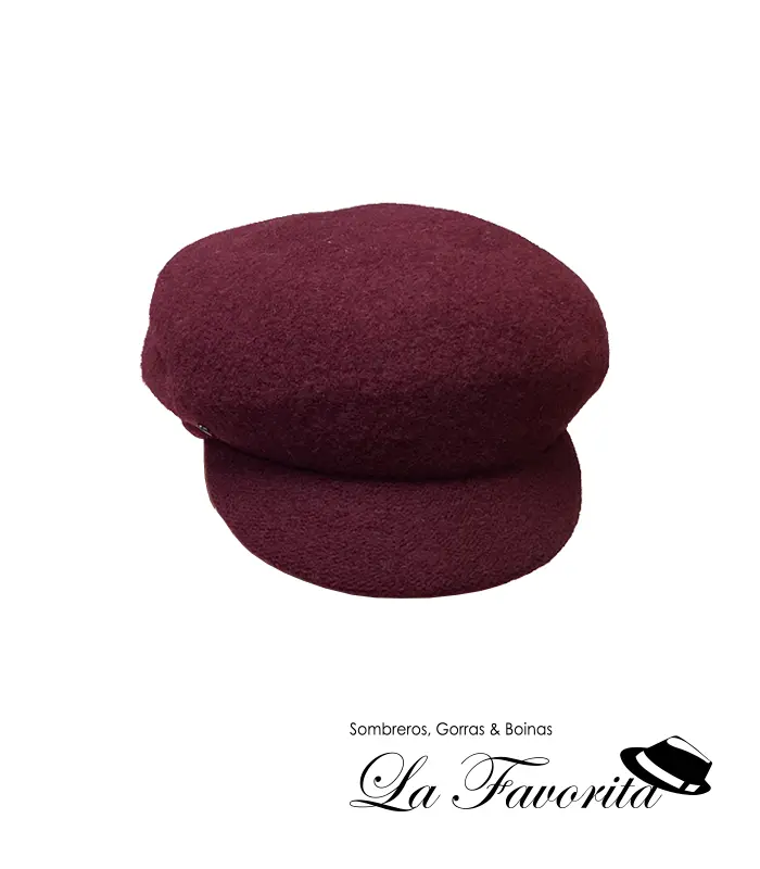 Gorra mujer lana vuelo KBW233LP granate - Loevenich