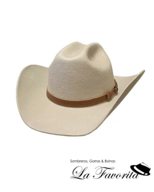 Sombrero tejano lana Toro Felt 19227 manila - Fernández y Roche
