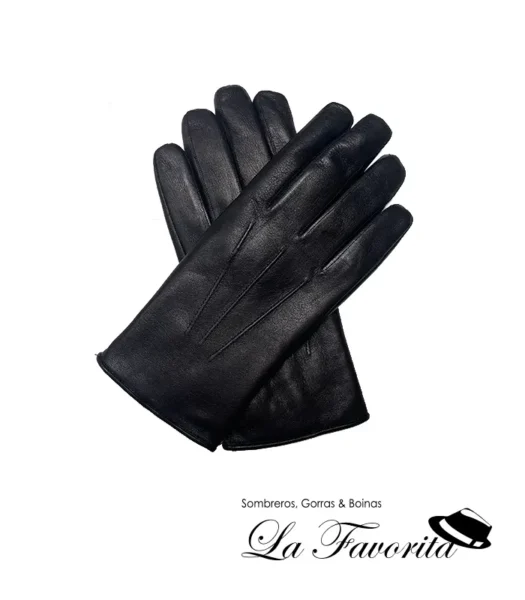 Guantes piel negro - Parisi Gloves