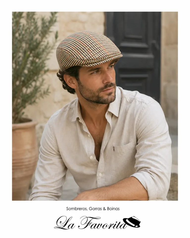 Hombre con gorra campera para el verano