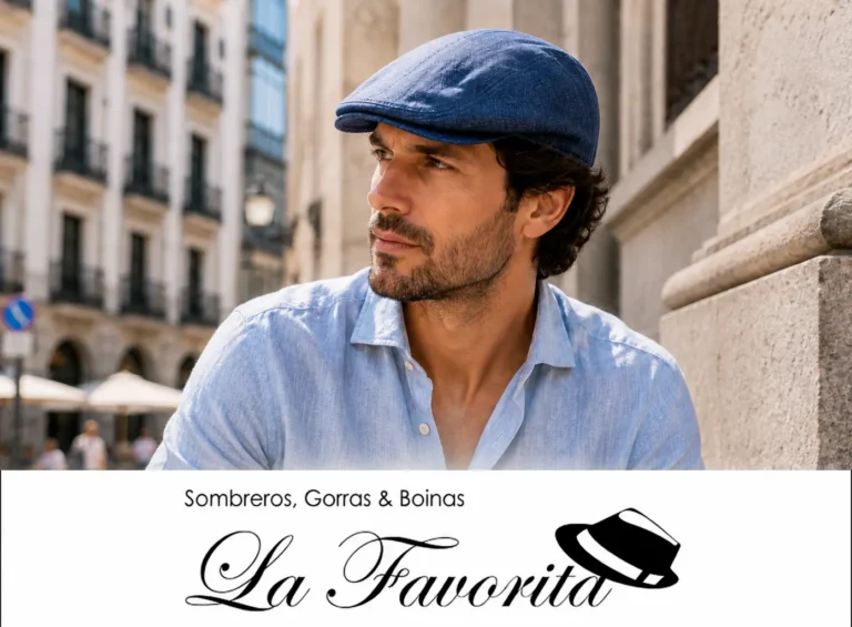 Gorra campera de lino