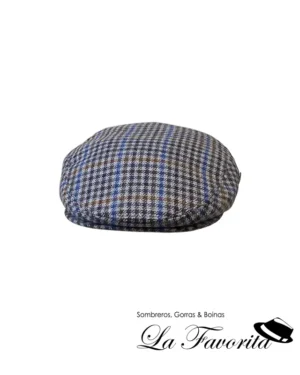 Gorra cuadro lana cashmere 27 - 4 London 3X gris - City Sport