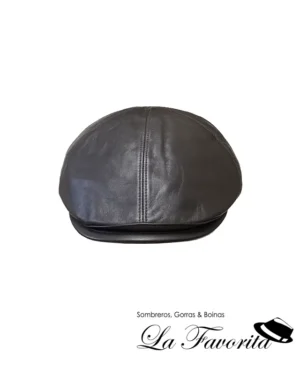 Gorra clásica cuero Like 54685 marrón - Alfonso D'Este