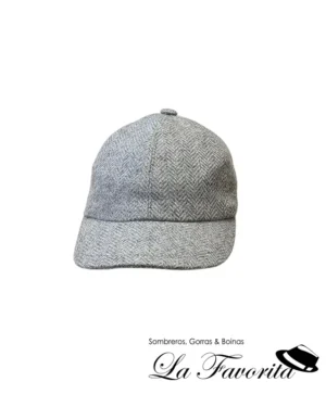 Gorra deportiva espiga lana 215417-0018 gris claro - Hat Club