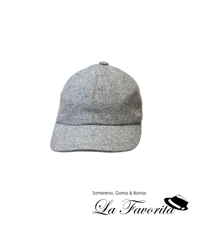 Gorra deportiva espiga lana 215417-0018 gris claro - Hat Club
