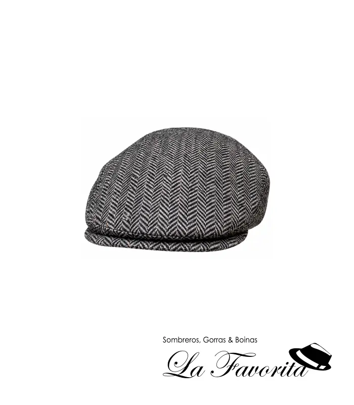 Gorra lana Lena espiga L1758F gris - Verra
