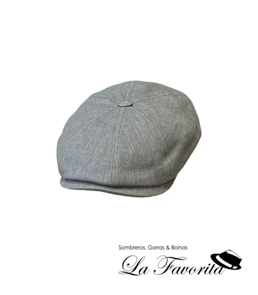 Gorra verano 8 paneles botón Irlandesa Vadi verde - Verra