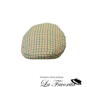 Gorra verano campera cuadros Jorda verde - Beirets