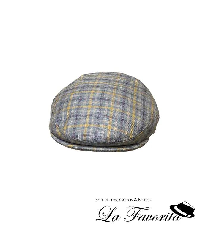 Gorra verano cuadros 25 108402-0110 beig - Hat Club
