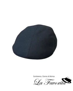 Gorra verano forma lino algodón 109401-0092 negro - Hat Club