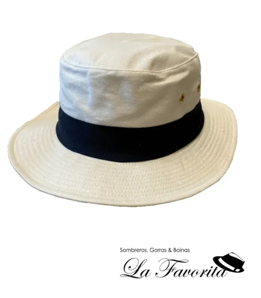 Gorro verano bucket algodón cubanito natural - Miralles