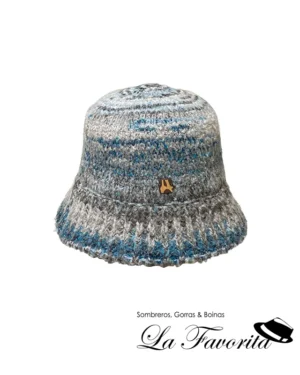 Gorro jaspeado AW505 azul - Aranda Sombreros