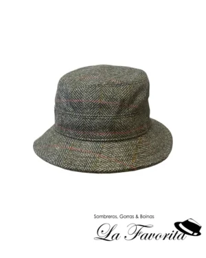 Gorro lana espiga Fonda bucket hat fabric verde - Citysport