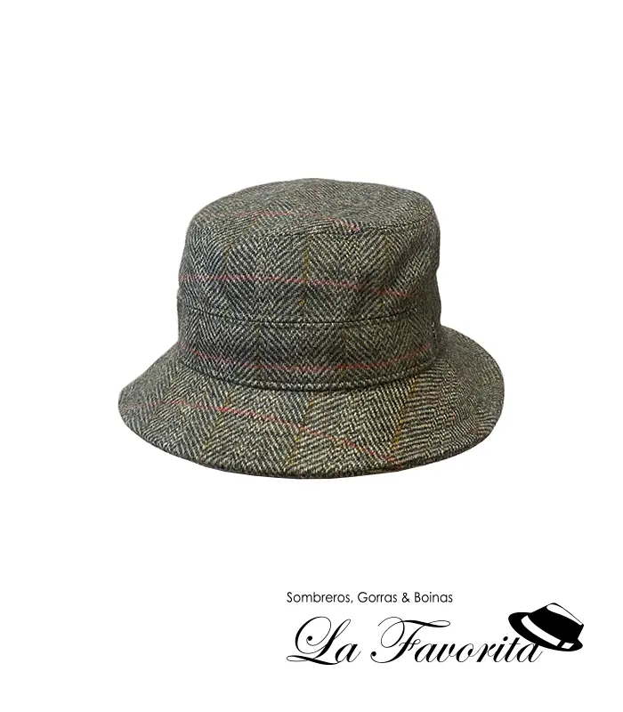 Gorro lana espiga Fonda bucket hat fabric verde - Citysport