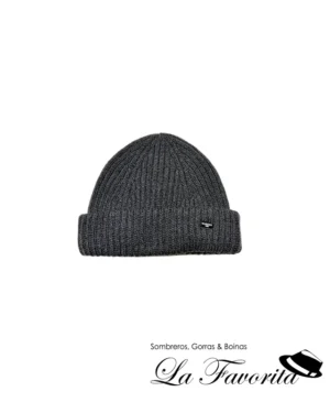 Gorro punto Berretto Maglia Lana gris - Marone