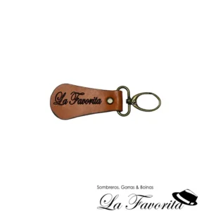 Imán llavero piel marrón - La Favorita