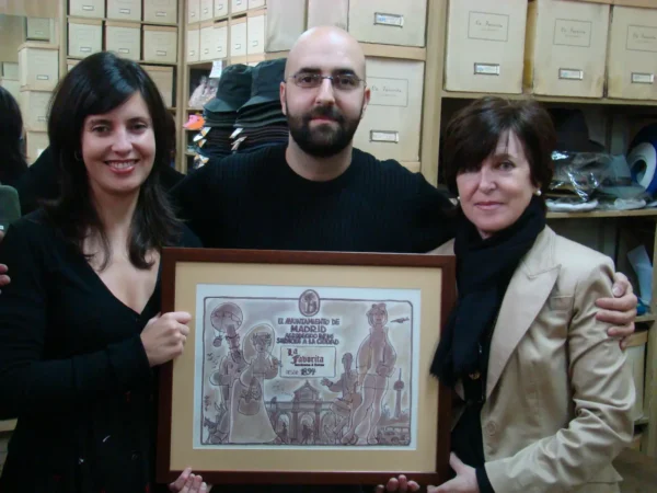 María José con sus hijos Federico y Marta