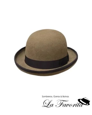 Sombrero bombín lana 205106-0049 camel - Hat Club