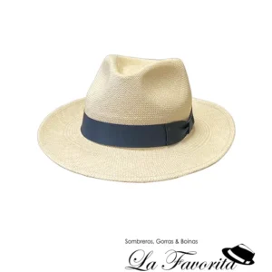 Sombrero panamá fedora Leiva 78015 natural - Fernández y Roche