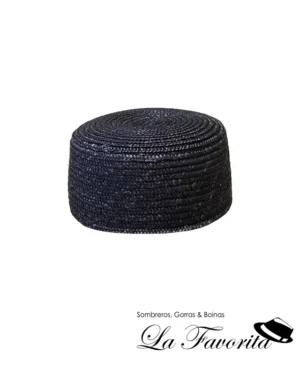Sombrero mujer verano Pillbox BB23080 negro - La Favorita