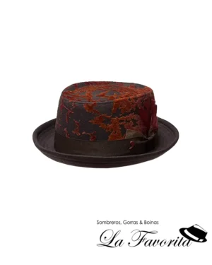 Sombrero pork pie lana 58586 burdeos - Alfonso D'Este