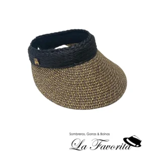 Visera mujer diadema AS305 negro - Aranda Sombreros