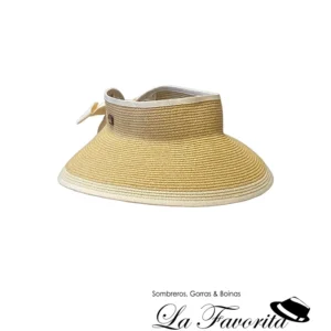 Visera mujer bicolor AS307 crudo - Aranda