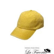 Gorra deportiva béisbol algodón 115415-0007 mostaza - Hat Club