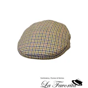 Gorra lana campera pata gallo beig - Beirets