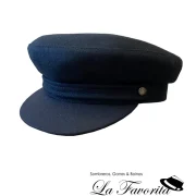 Gorra marinera regata lana Sailor negro - Beirets
