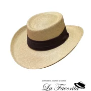 Sombrero panamá Gambler tostado - Vintimilla